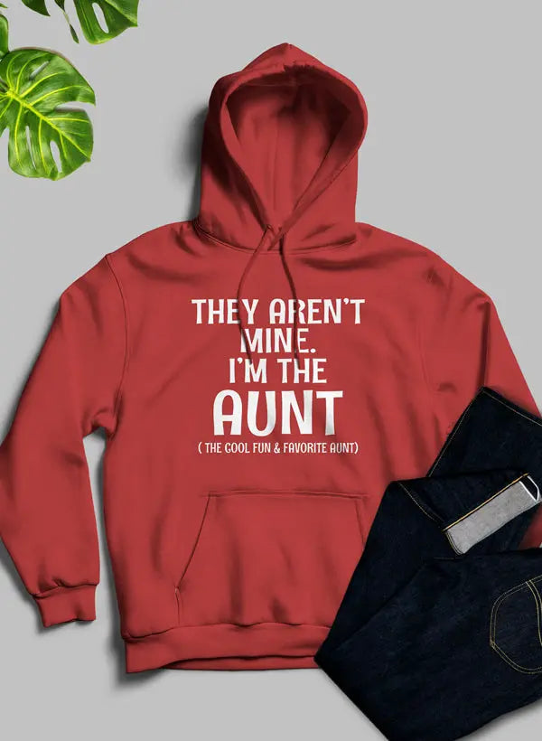 They Aren't Mine I'm The Aunt Hoodie DC-Merch Mallow